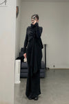 Marc le bihan long net eye skirt 2752 black